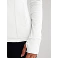 thumbnail image 5 of Women's Full Zip Up Running Track Jacket Long-sleeved Yoga Sportswear Workout Sports Jacket, 5 of 6