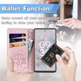thumbnail image 3 of for Google Pixel 6A Wallet Case, Cat Dog Cartoon Cute Style with ID Card Holder PU Leather Flip Phone Cover Case for Google Pixel 6A MG Rose Gold, 3 of 14