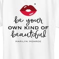 thumbnail image 3 of Marilyn Monroe - Be Your Own Kind of Beautiful Short Sleeve Graphic T-Shirt, 3 of 5
