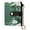 Green Floral Background, variant on Small Wallet For Women Bifold Leather Pocket Coin Credit Card Holder With RFID Blocking Green White Simple Shapes