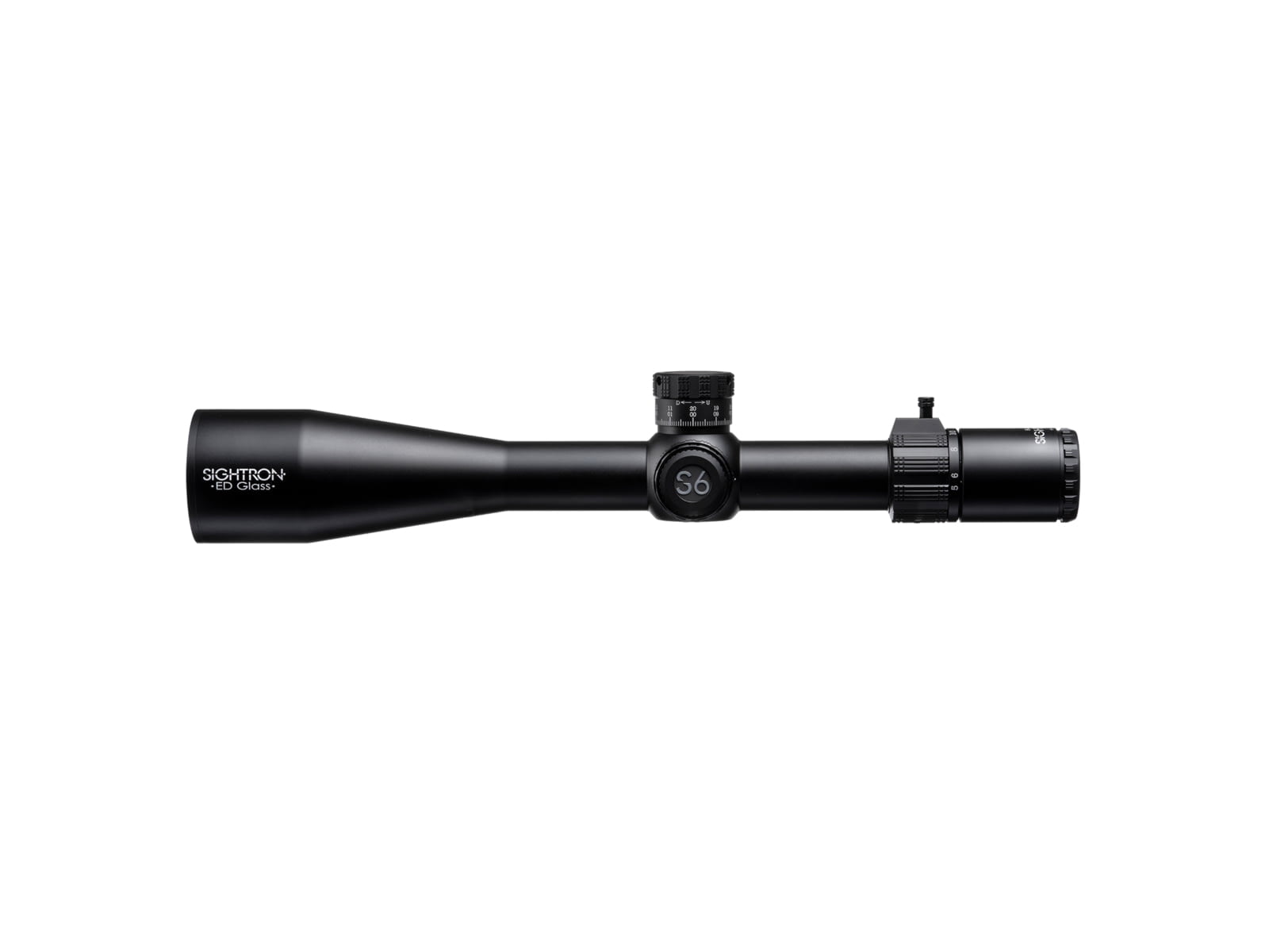 Sightron S6 Rifle Scope, 5-30x56mm, 34mm Tube, Second Focal Plane, MOA-7 IR Reti