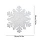 thumbnail image 3 of Manteles individuales redondos con forma de copo de nieve | Manteles de PVC lavables, resistentes al calor y a las manchas, de 43 cm de diámetro | Manteles individuales decorativos dorados, rojos y, 3 of 6