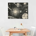 thumbnail image 2 of Orinice Cosmic Cat Fine Art Aesthetic Poster & Print Wall Painting for Home Decor - Canvas Print for Living Room, Bedroom, Office 20x16in, 2 of 6