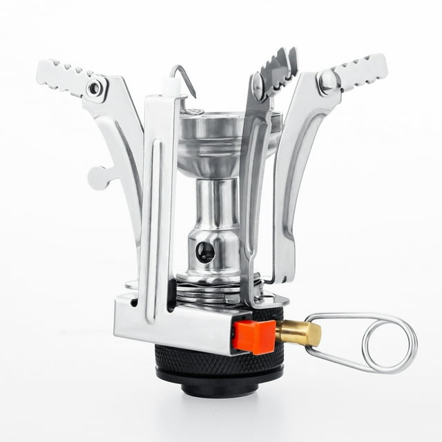 Yeacher Portable Camping Mini Valve d'Allumage Réglable Extérieur Randonnée Cuisine