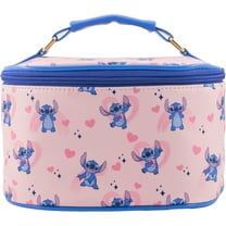 Stitch Makeup Bag - Cute Cosmetic Travel Toiletry Bag for Women & Girls