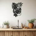 thumbnail image 3 of LaModaHome Exclusive Leaves In Frame Metal Wall Art Decor – Durable & Artistic Metal Wall Art for Home and Office Decor, Perfect for Any Interior Design Aesthetic, 3 of 4