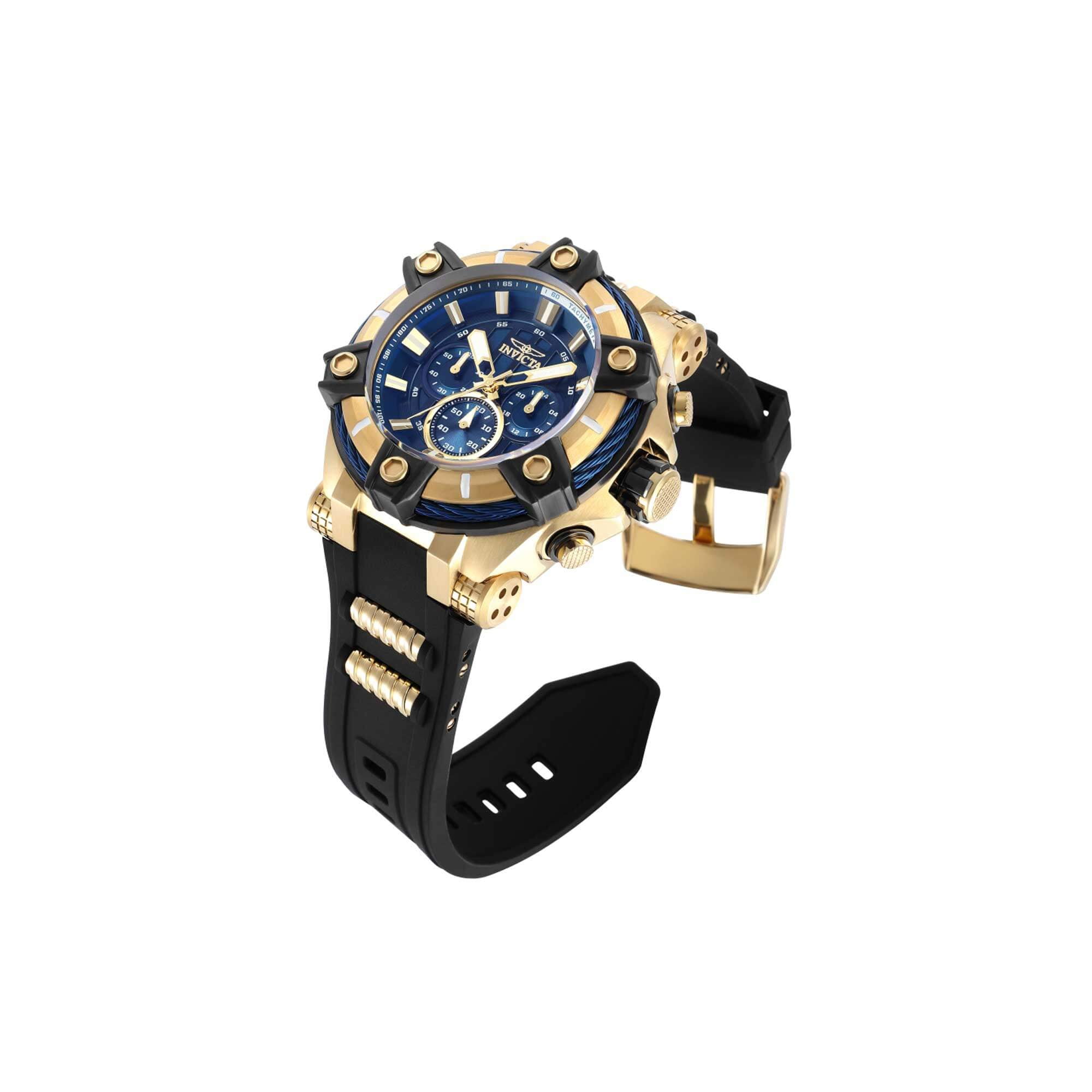 Invicta Men's 39187 Bolt Quartz Chronograph Blue Dial Watch