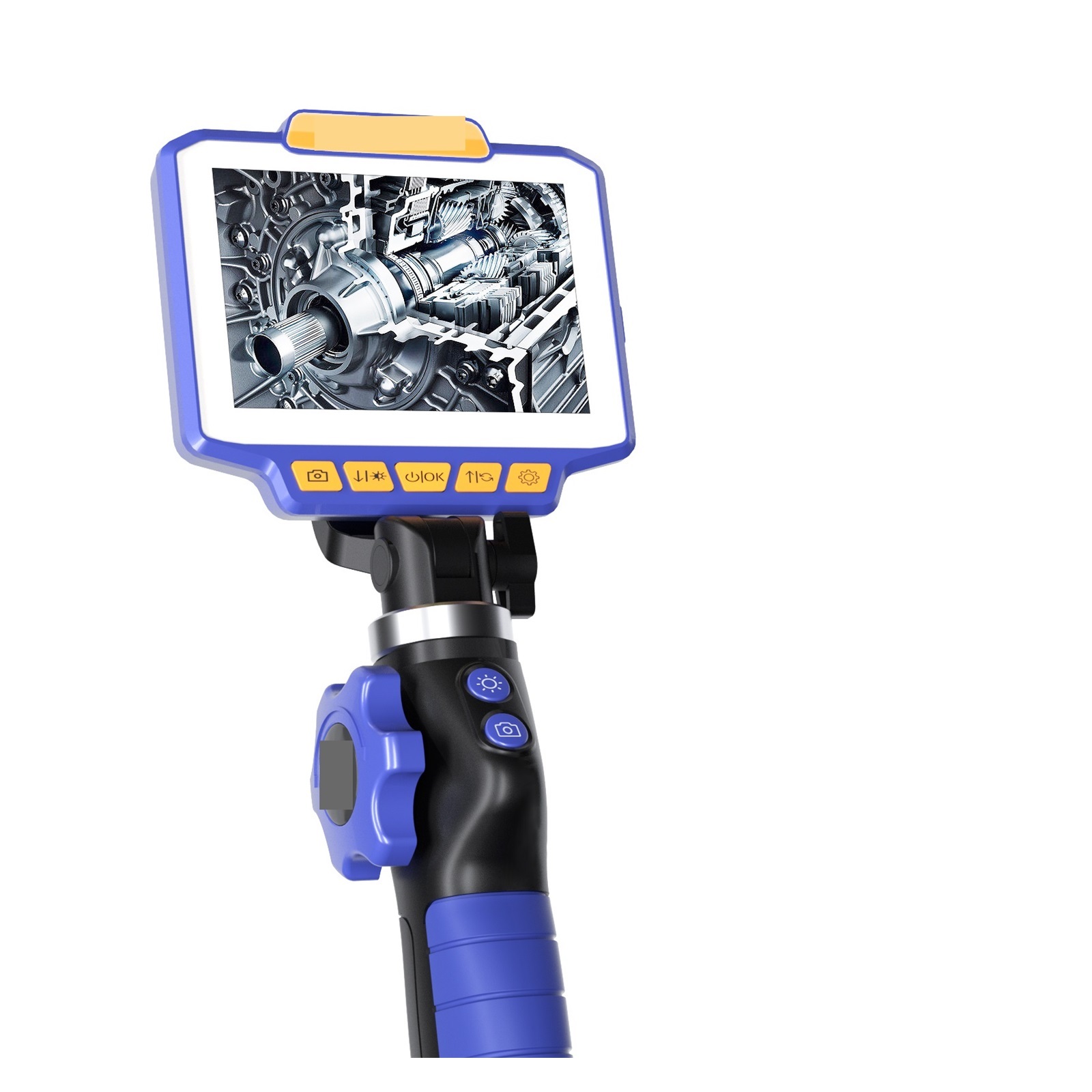 4.3Inch IPS Screen 2MP 1080P 6mm 2Way Articulate 180Degree Rotation Steering Industrial Endoscope Inspection Microscope Camera ,Stunning Clarity
