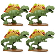 (Set/4) Tacosaurus Rex Double Taco Holder - Prehistoric Meal-time - ABS Free