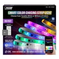 thumbnail image 3 of Feit Electric Indoor/Outdoor 20ft USB Powered Smart Color, Chasing App & Remote Control LED Strip Light, 3 of 5