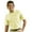 Yellow, variant on Monterey Club Men's Radiant Texture Solid Golf Polo Shirt #1072