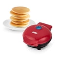 thumbnail image 2 of DASH Mini Maker Electric Round Griddle for Individual Pancakes, Cookies, Eggs & other on the go Breakfast, Lunch & Snacks with Indicator Light + Included Recipe Book - Red, 2 of 10