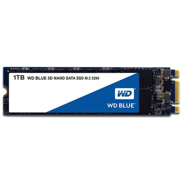 Unidad de Estado Sólido Western Digital Blue 3D de 1TB, M.2 SATA III Western Digital WDS100T2B0B