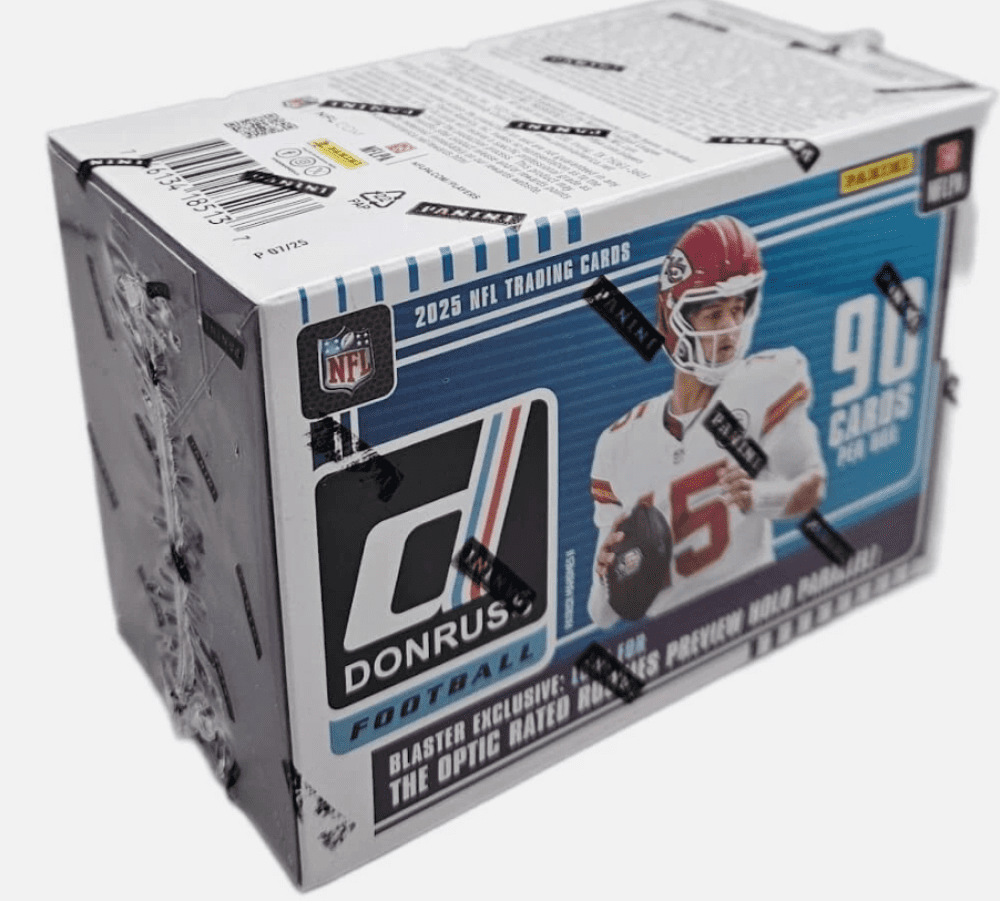 2025 Panini Donruss Football Factory Sealed Blaster Box 90 Cards