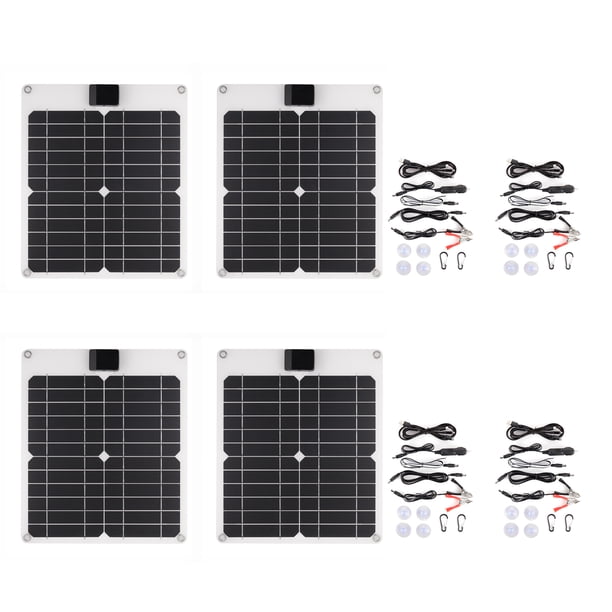Cargador de Batería para Automóvil Abanopi Panel Solar 15W 12V