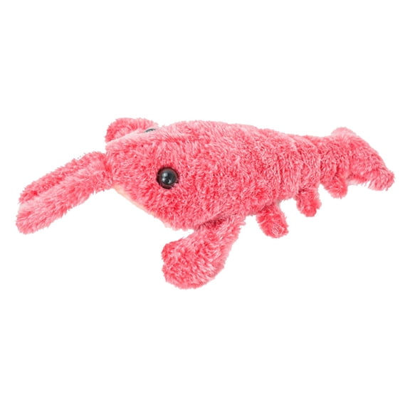 Interactive Jumping Moving Plush Dog Toy For Medium Dogs Usb Rechargeable Floppy Lobster Pet Toy For Anxiety Relief