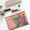 thumbnail image 6 of Zufioo Cowboy Boots With Flowers Print DuPont Paper Portable Toiletry Bag, 8.9x6.5 inch Zippered Hand-held Paper Cosmetic Bag Storage Tool Kit, 6 of 7