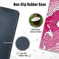 thumbnail image 5 of Minimalist Japanese Wave Extended Gaming Computer Mouse Pad, Cute Anime Mouse Pad for Desk, Kawaii Pink Desk Mat for Keyboard and Mouse, Pink, 31.5 x 11.8 x 0.12 inches, 5 of 6