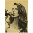 thumbnail image 4 of Lizzy Deluxe Lana Del Rey carteles Retro, papel Kraft, impresiones, Álbum de Música, póster Vintage, decoración de la habitación Del hogar, arte estético, pintura de pared, 4 of 4