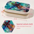 thumbnail image 5 of Dragonfly Velvet Portable Travel Organizer Box with Removable Compartment - Display Case Included - Ideal Gift, 5 of 7