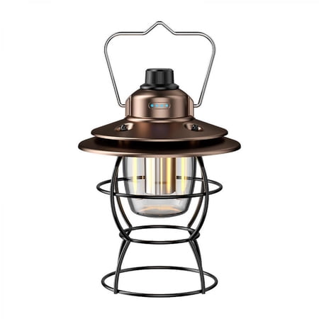Led Camping Lantern Retro Waterproof Portable Rechargeable Lantern Camping Accessories