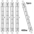 thumbnail image 1 of 5pcs R7s 118mm 400w Halogen Lamp Pencil Bulb Dimmable Ac 220-240v 7500lm J118 Linear Halogen Spotlight, 1 of 5