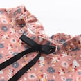 thumbnail image 6 of HOMADLES Dresses for Girls Casual A-Line Long Sleeve Floral Print Girls Crewneck Sundresses Layered Princess Dress Pink 3-4T, 6 of 8