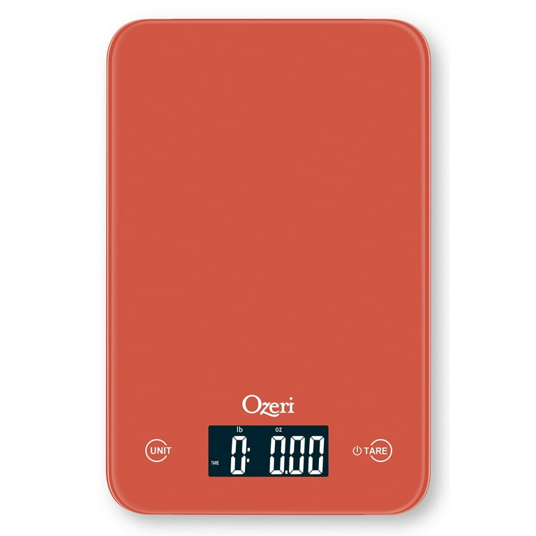 Ozeri Touch Professional Digital Kitchen Scale (12 lbs. Edition) in  Tempered Glass 