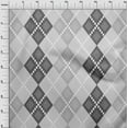 thumbnail image 4 of oneOone Polyester Spandex Gray Fabric Argyle Fabric For Sewing Printed Craft Fabric By The Yard 56 Inch Wide, 4 of 4