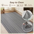 thumbnail image 6 of SIXHOME 17" x 30" Kitchen Rug and Mat Nonslip Stripes Indoor Floor Rug Gray, 6 of 7