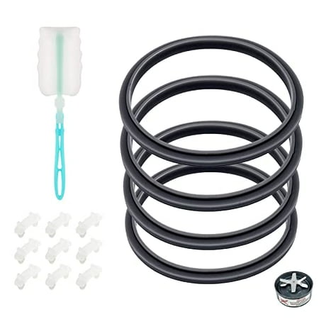 

Blender Gasket Replacement Parts Rubber O Ring Replacement for Nutribullet Blender 900W & 600W Series Gaskets Replacement for Nutribullet Blade Including Shock Pad (14 Pieces)