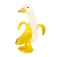 thumbnail image 1 of estatua de y plátano pedo, de Animal de resina, escultura para exteriores, , césped, oficina, guardería, decoración Amarillo Sunnimix Escultura Pato Plátano, 1 of 8