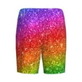 thumbnail image 4 of Picia Colorful Glitter Pajama Shorts for Men, Men's Pajama Bottoms, Sleepwear,Short Pajama Pants-XX-Large, 4 of 9