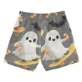 thumbnail image 7 of FORMRS Boys Swim Trunks Quick Dry Mesh Liner Boardshorts Sizes XS-XL, Cute Ghosts, 7 of 7