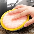 thumbnail image 4 of beisidaer Éponge à Vaisselle Réutilisable à Double Face pour Cuisine Éponges à Récurer Rondes pour Vaisselle, 4 of 8