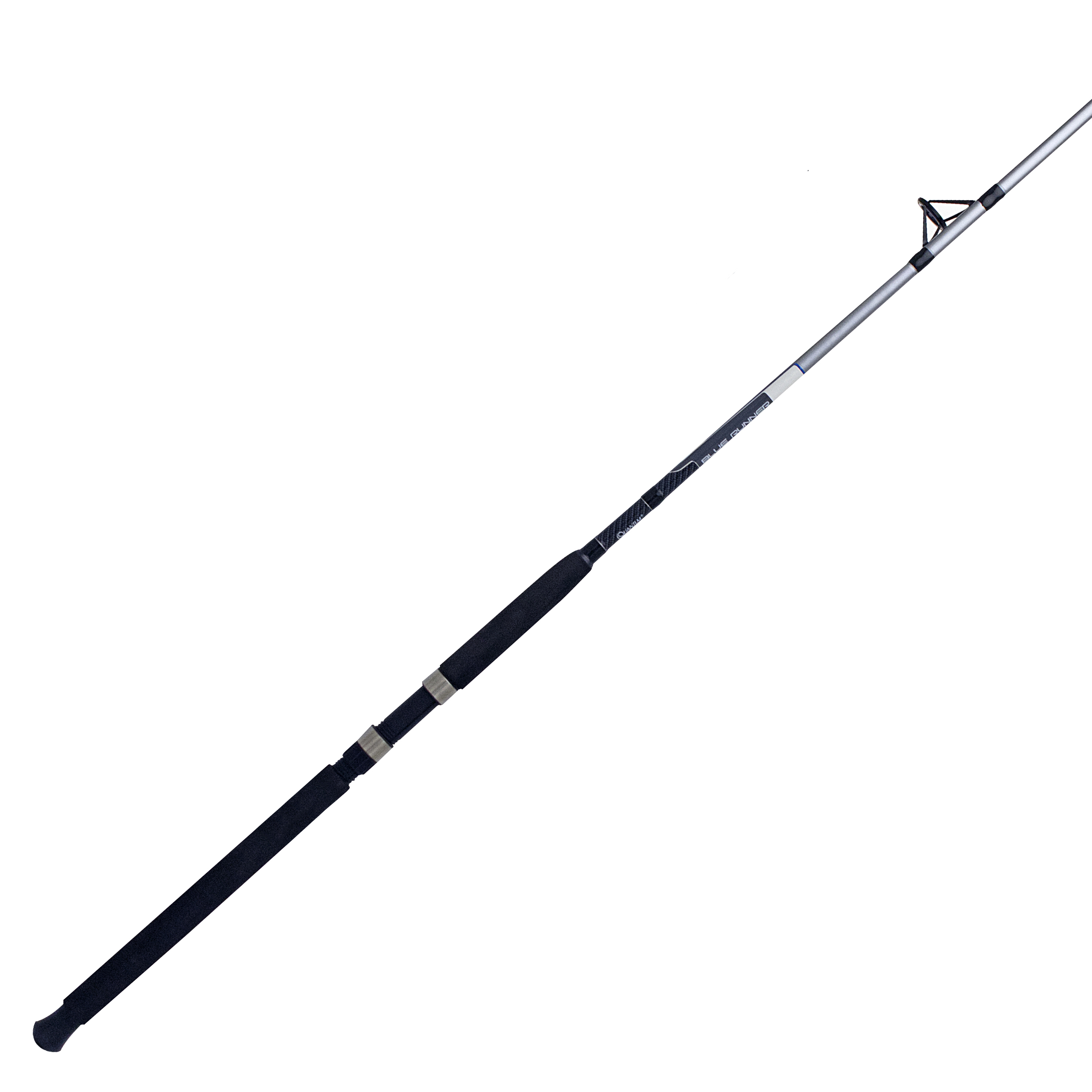 Quantum Blue Runner Spinning Fishing Rod, 8Foot 2Piece Rod