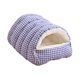 thumbnail image 3 of Casa para gatos, caseta acogedora para perros, nido cálido y suave, caseta para perros para gatos de interior y pequeños Azul, 3 of 8
