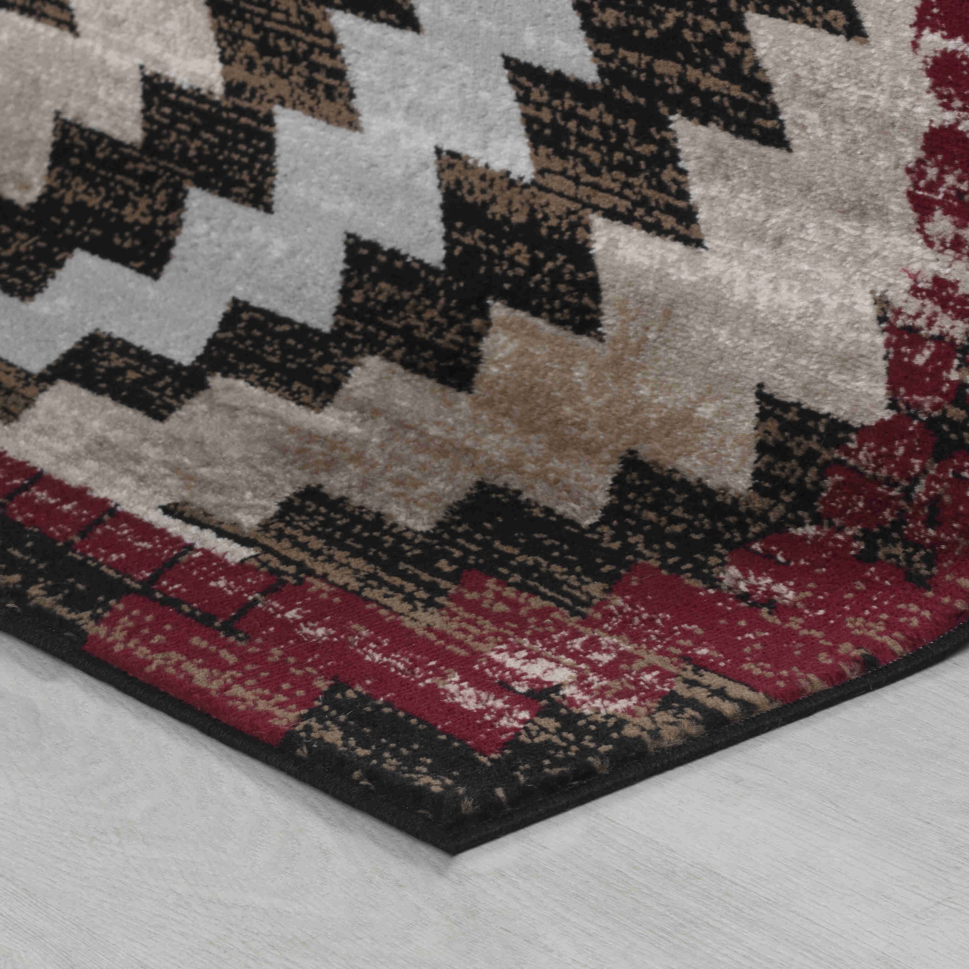 Rug Branch Sakarya Collection Modern Boho Geometric Indoor Area Rug
