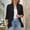 *Black, variant on ClodeEU Women's 3/4 Sleeve Cardigan,Lightweight Open Front Blouse with Irregular Hem,Casual Summer Shrug Top Black,Womens Plus L