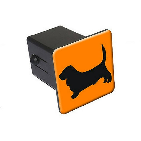 Basset Hound 2" Tow Trailer Hitch Cover Plug Insert