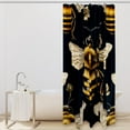 thumbnail image 2 of Bee Waterproof Shower Curtain with Hook, Printed Design, Bathroom Decoration - Shower Curtain Sets, 2 of 5
