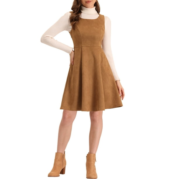 brown suede pinafore dress Burgundy Long Sleeves Wedding Guest Dresses Fall Chiffon V Neck   MyChicDress