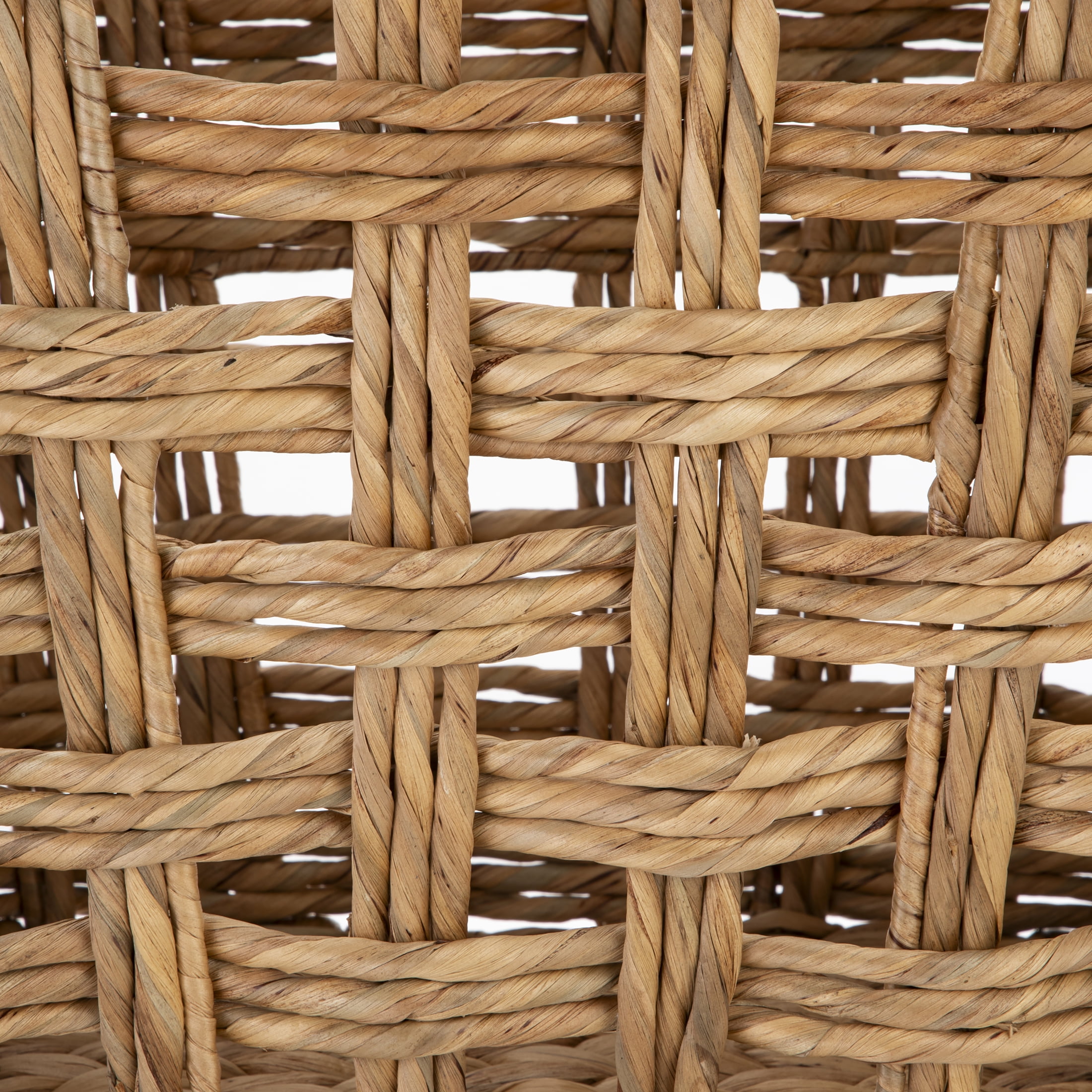 Better Homes & Gardens Extra Large Hyacinth Twist Storage Basket with Handles