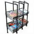 thumbnail image 3 of Three Division CD Holder w Zigzag Frame & Black Finish, 3 of 4