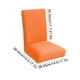 thumbnail image 3 of Fundas De Silla De Poliéster Funda elástica para silla naranja con cojín y respaldo, lavable, para comedor, cocina, 1 unidad JASKFLY, 3 of 8