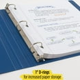 thumbnail image 3 of Five Star® Clip 'N Store 3-Ring Plastic Binder, 1" Rings, Pacific Blue, 3 of 5
