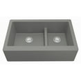 thumbnail image 7 of Karran Usa Qa-760 Quartz Qa 34" Farmhouse Double Basin Quartz Composite Kitchen Sink -, 7 of 7