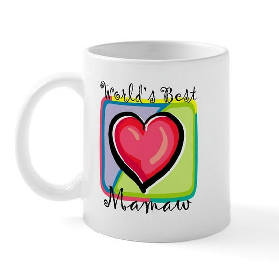 CafePress - World's Best Mamaw Mug - 11 oz Ceramic Mug - Novelty Coffee Tea Cup
