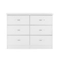 thumbnail image 5 of Herval Nevada Collection 3 Piece Engineered Wood Bedroom Set in White, 5 of 10