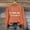 Orange, variant on Up To 50% Off Fall Sweatshirts for Women Women's Solid Round Neck Long Sleeved It Was Me I Let The Dogs Out Letter Printed Hoodie Without A Hat